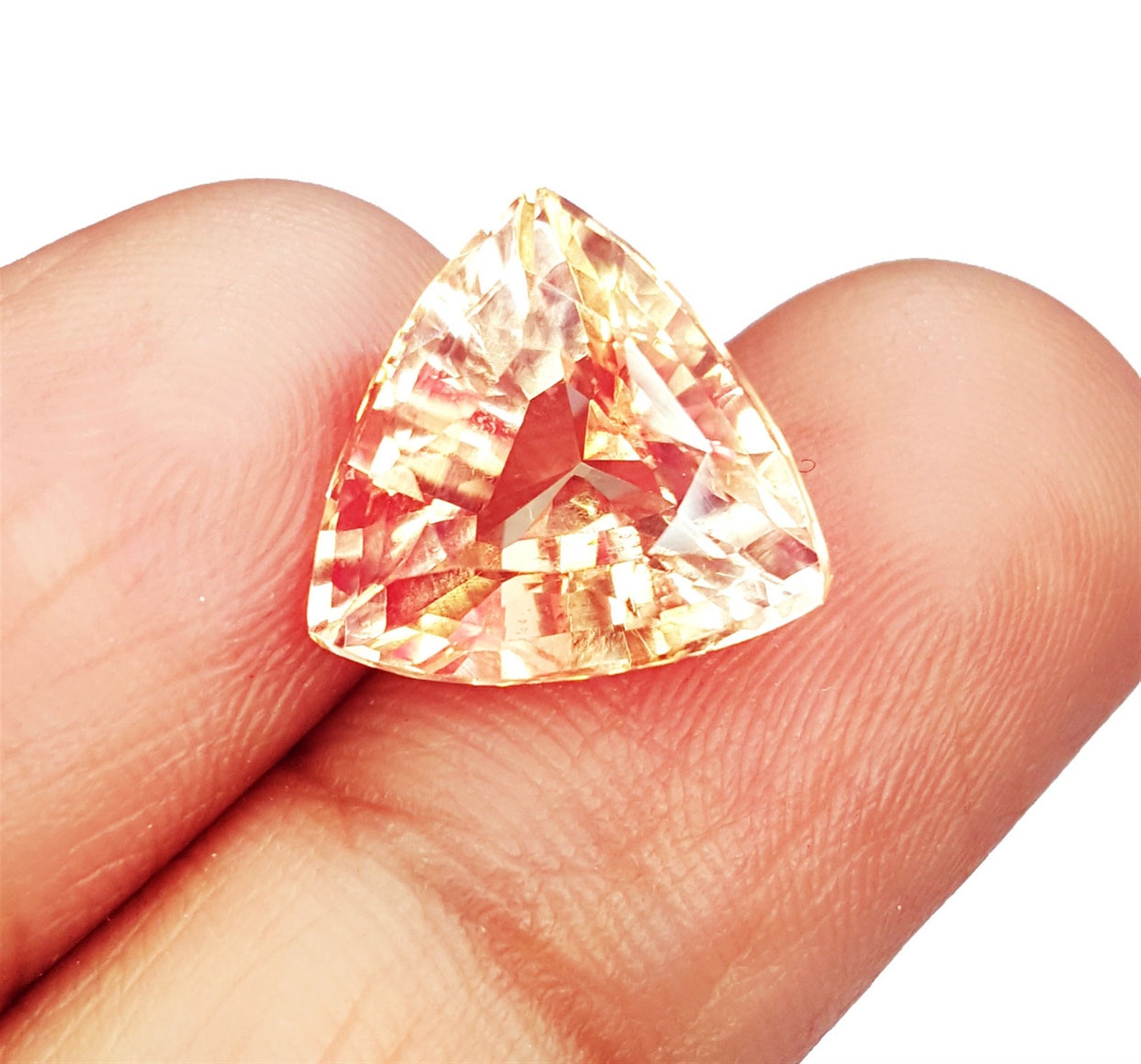 6.32 Ct Loose Gemstone Natural PinkishOrange Ring Etsy