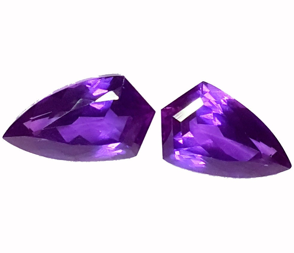 Quality  For Ring Use Or Wedding Loose Gemstone Natural Blue Violet Tanzanite Certified Pair 10 to 12 Ct Cushion Eye Clean Transparent AAA
