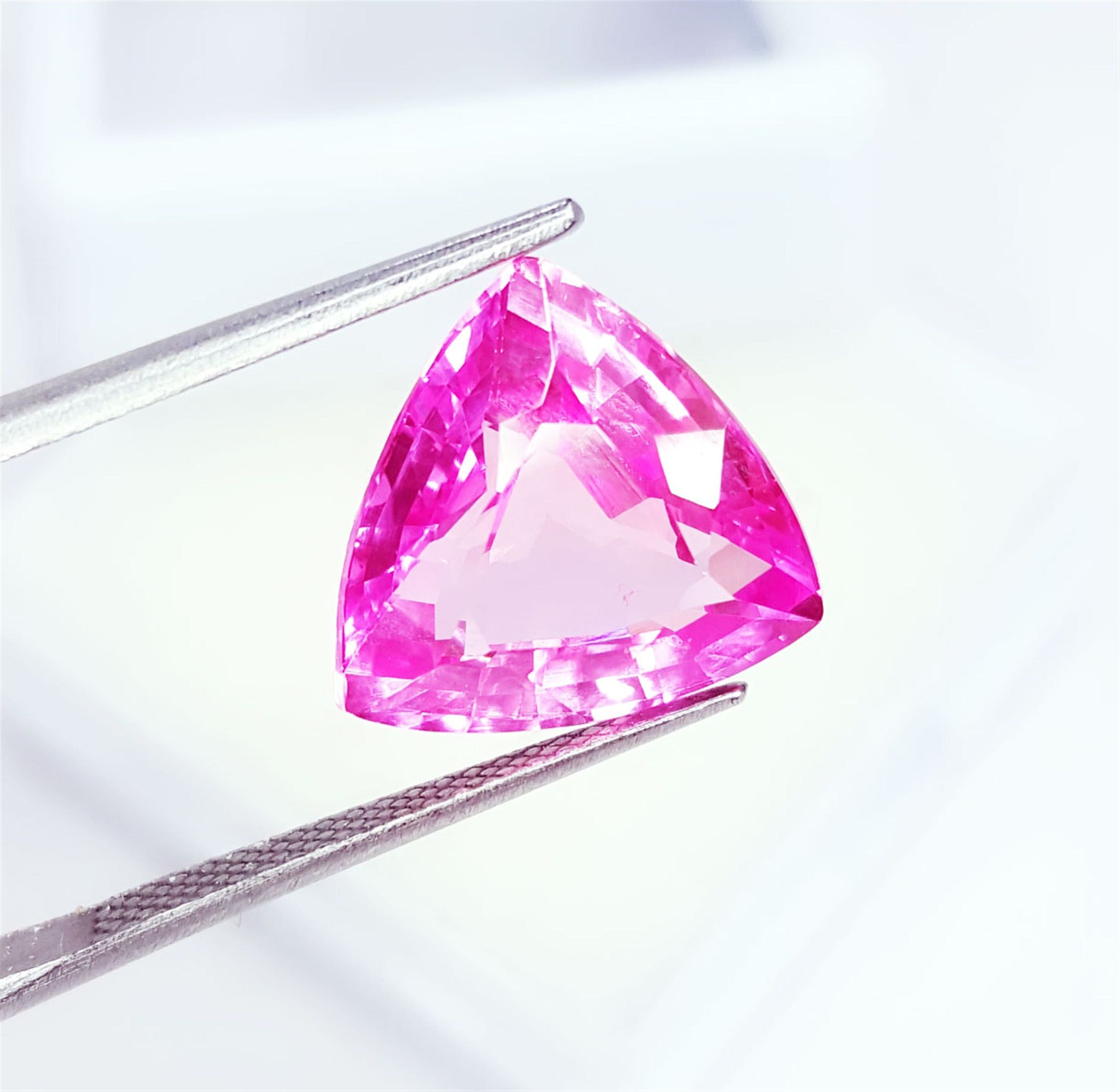 7.57 Ct Loose Gemstone Natural Pink Sapphire Birthstone Etsy