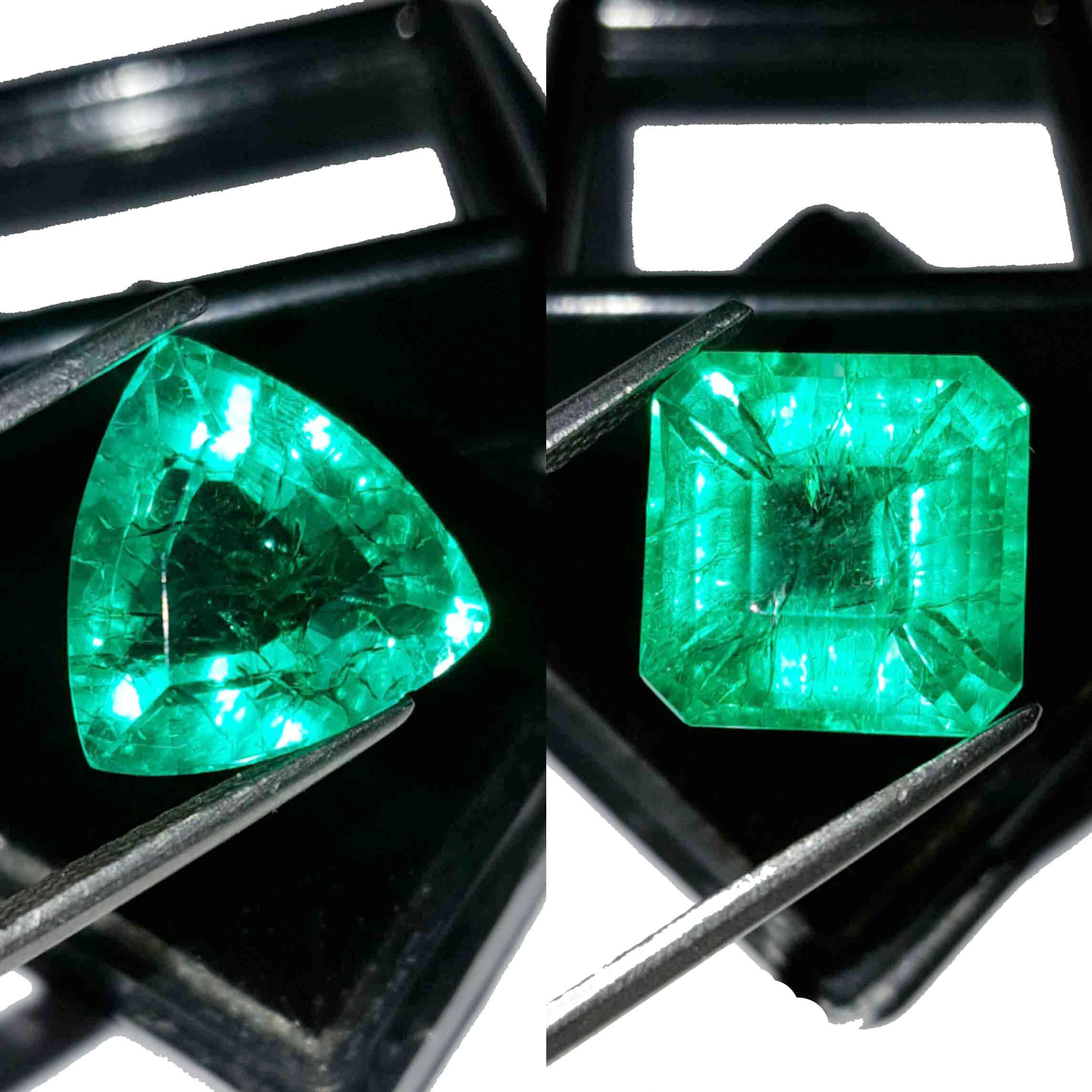 Loose Gemstone Certified Natural Emerald 8.00 To 10.00 Ct Etsy