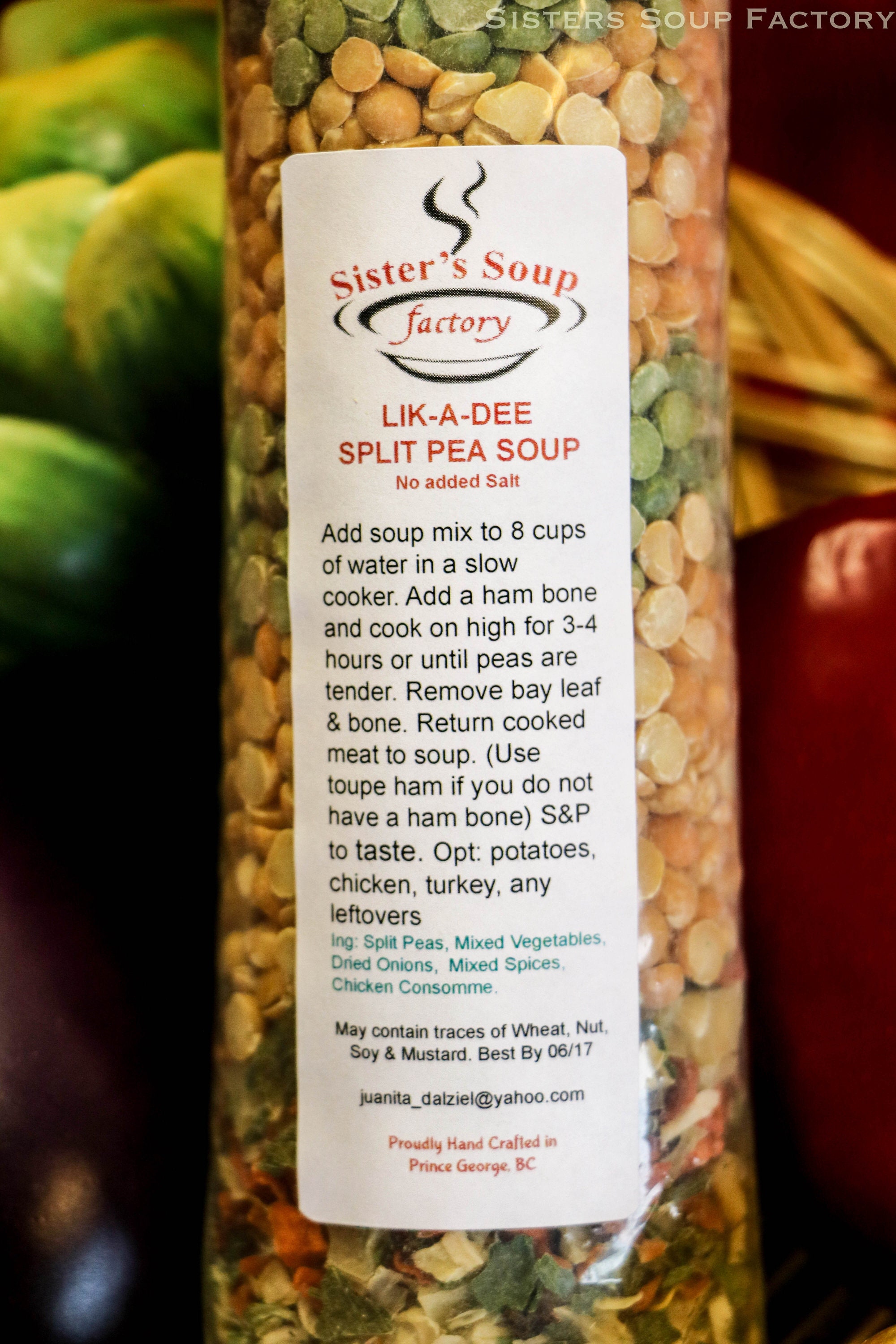 Dried Soup in a Bag Dried Soup Mix Hearty Soup Heart Etsy Canada