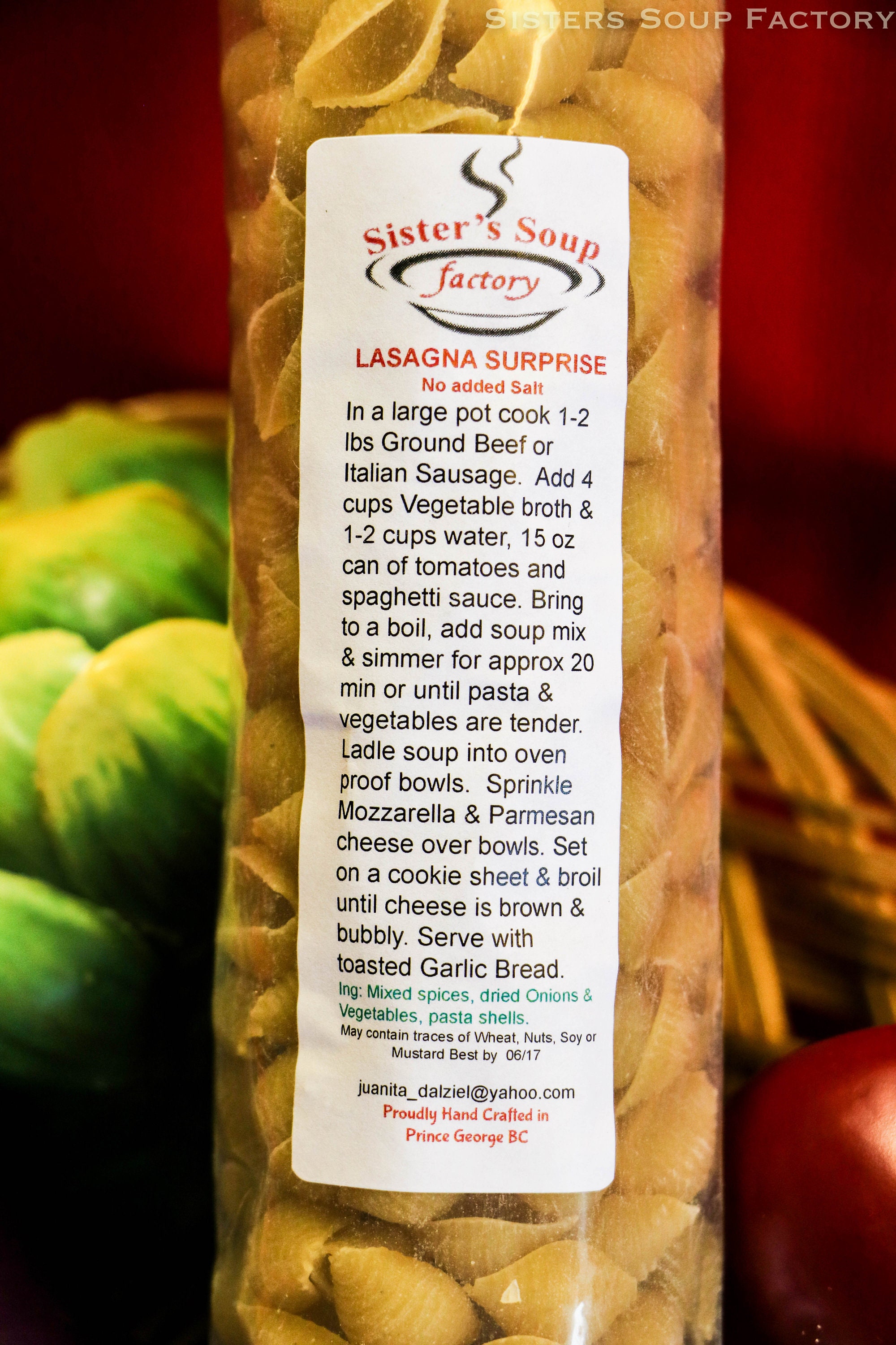 Dried Soup in a Bag Dried Soup Mix Hearty Soup Heart Etsy Canada