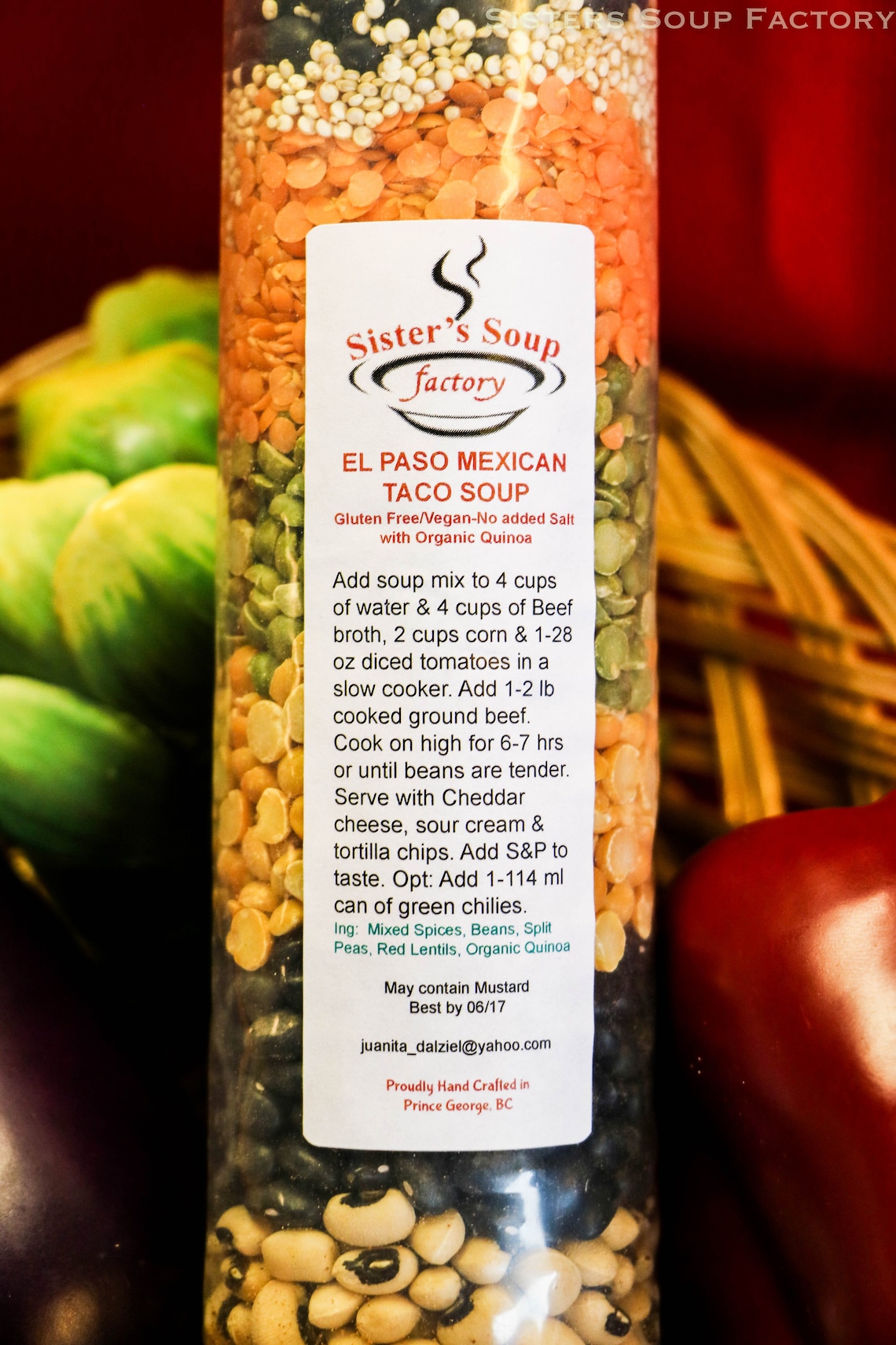 Dried Soup in a Bag Dried Soup Mix Hearty Soup Heart Etsy Canada
