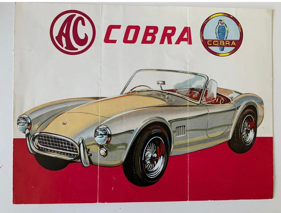 Original 1965 AC Cobra Brochure by A.C. Cars OF Thames Ditton Etsy