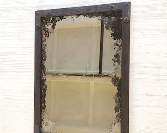 Specchio antico/Specchio rustico/Specchio da bagno/Specchio da parete rustico/Specchio moderno/Specchio con motivi/Specchio con parti metalliche/Specchio da ingresso/Decorazione