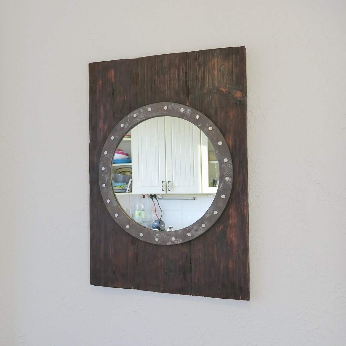 Boat Cabin Window Styled Mirror/mirror With Metal Etsy