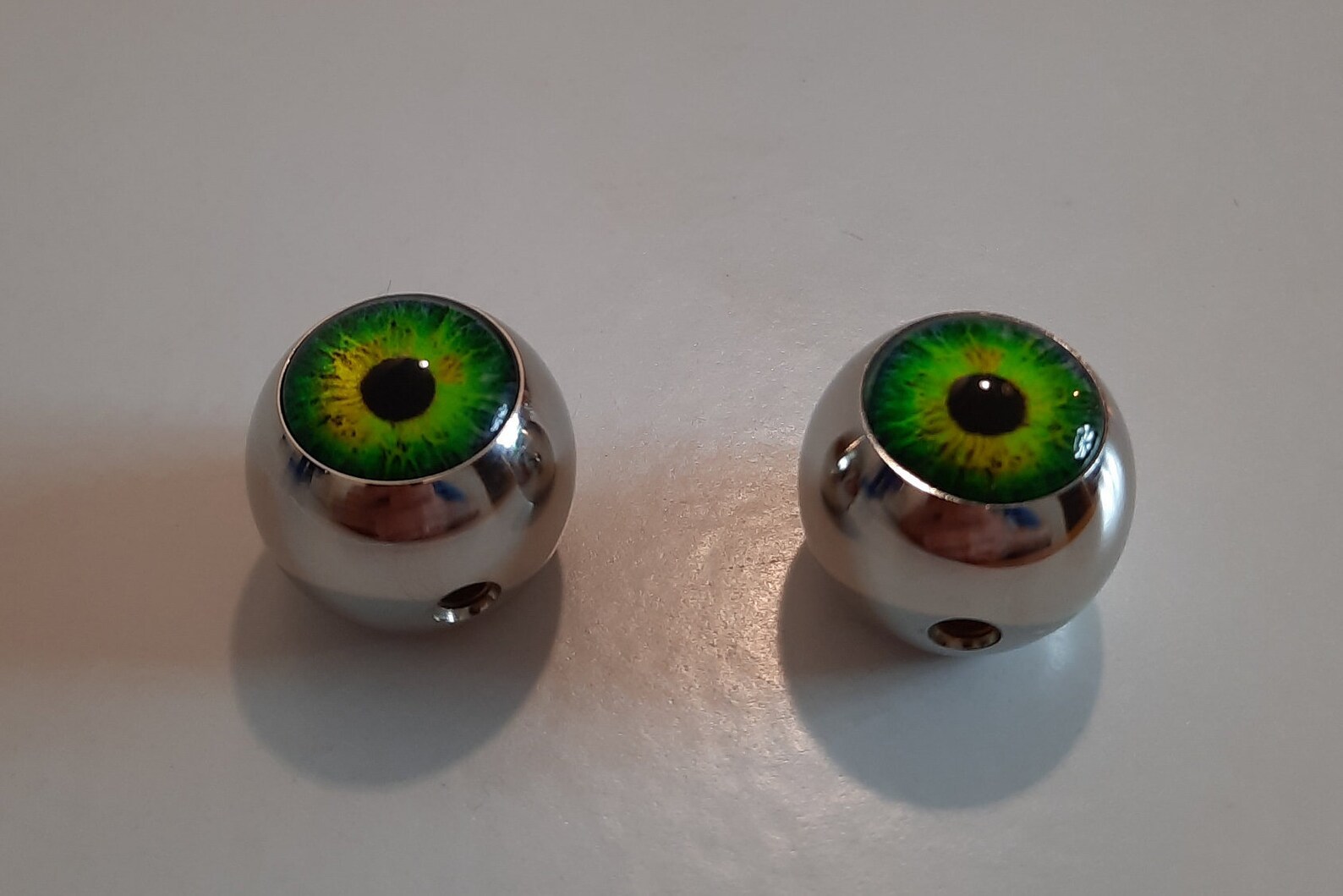 Steel Eyeball Guitar Knob pair Etsy