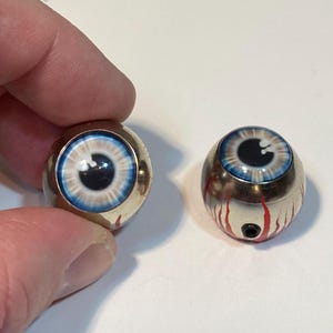 Steel Eyeball Guitar Knob (pair)