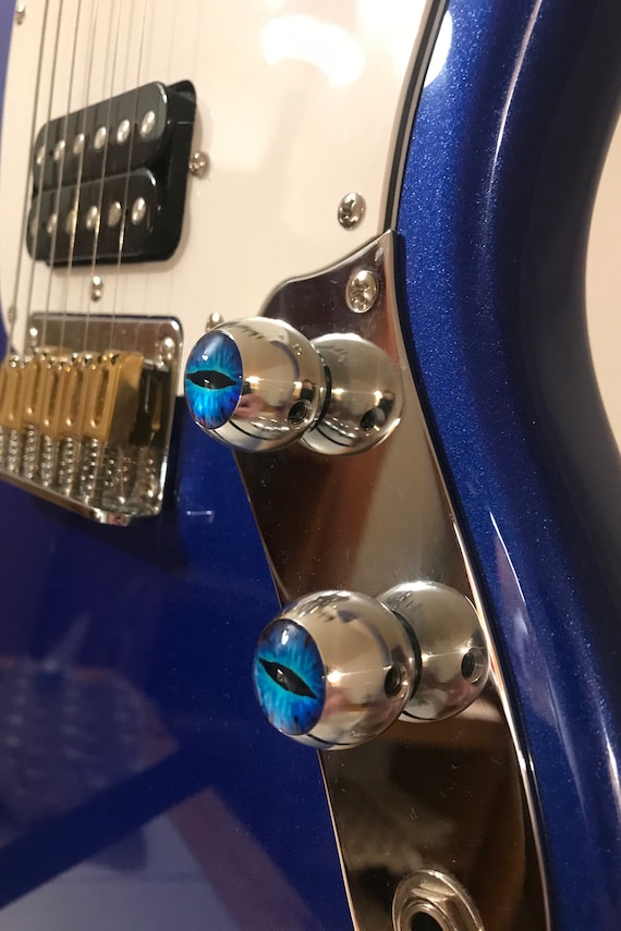 Aluminum Glass Eyeball Guitar Knob pair Etsy