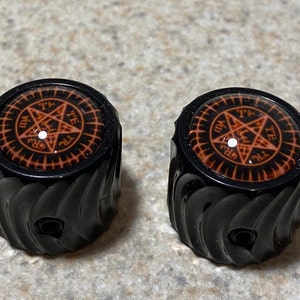 Pentagram Guitar Knob (pair)