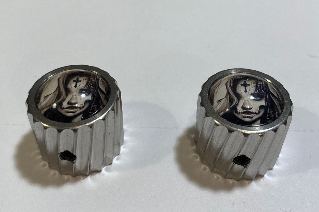 Gothic Girl Guitar Knob pair Etsy