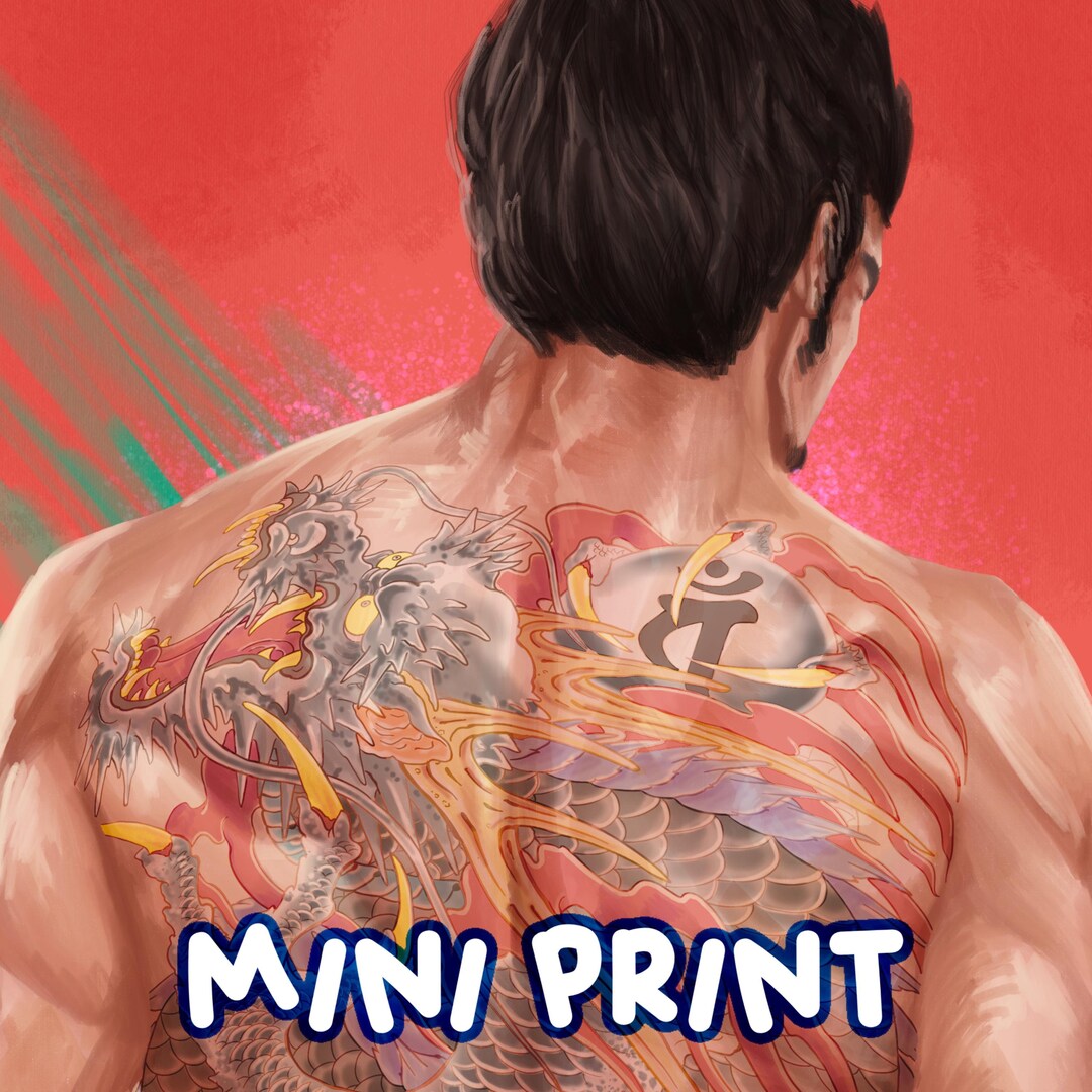 Dragon of Dojima [6x9 Mini Art Print] - Etsy