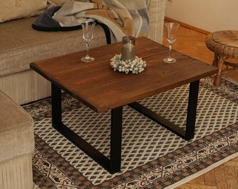 Handmade wood coffee table | wooden coffee table| Industrial Coffee table