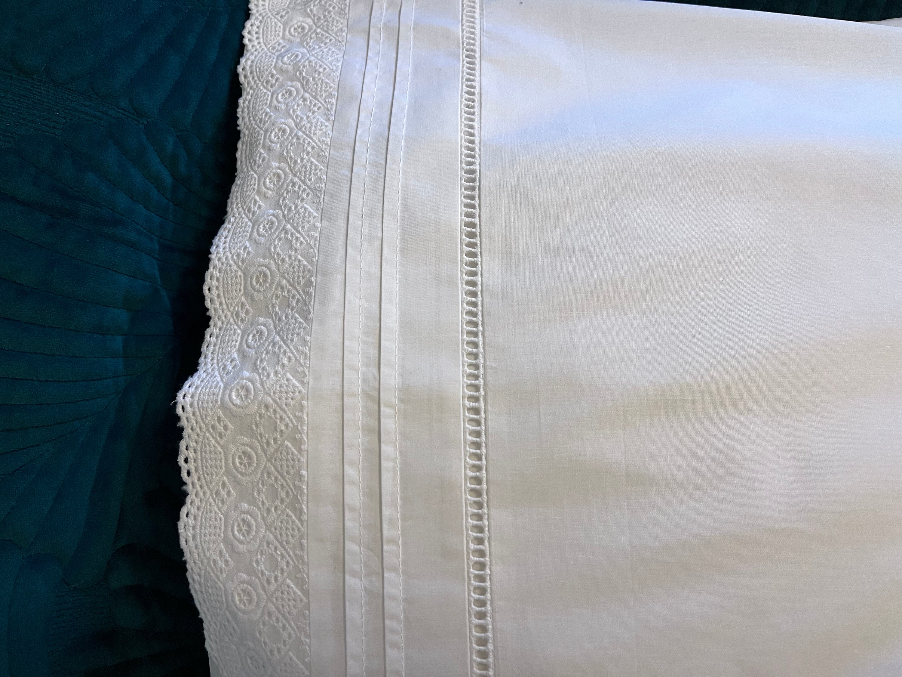 Broderie anglaise pillowcases sale online