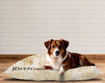 Personalized Pet Bed Cover, Custom Gifts for Dogs Cats, Machine Washable Rectangle Shape Pet Bed Furniture Small to Extra Large Sizes PBC015