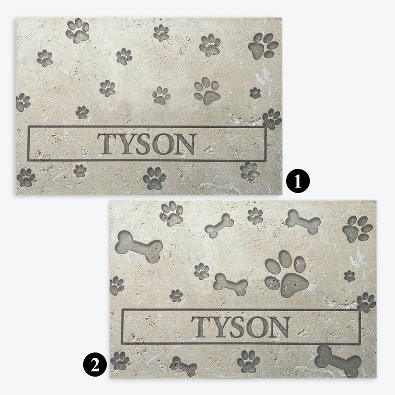 Personalized Dog / Cat Food Mat Dog / Cat Bowl Mat Pet / Dog Etsy