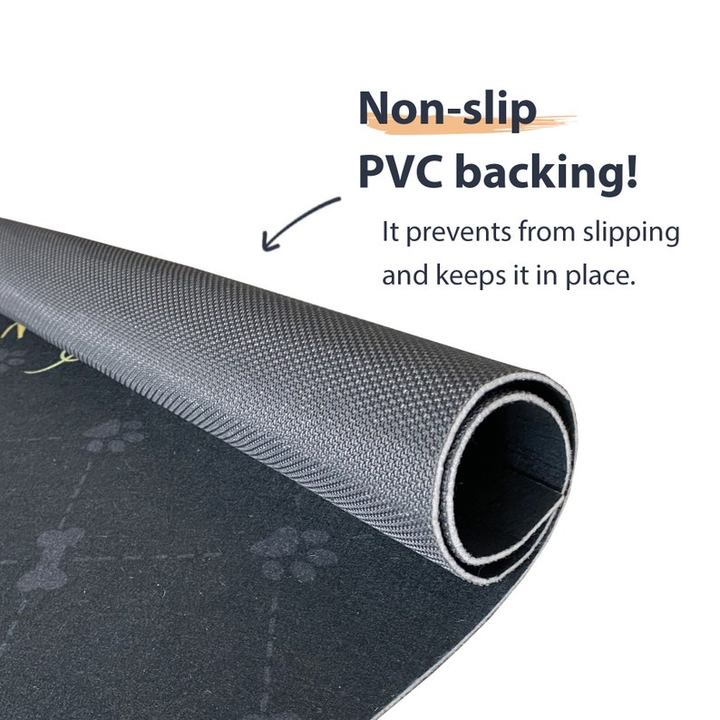 Personalized Pet Mat Dog Cat Bowl Pet Placemat Dog Etsy