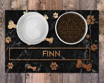 personalized dog mats