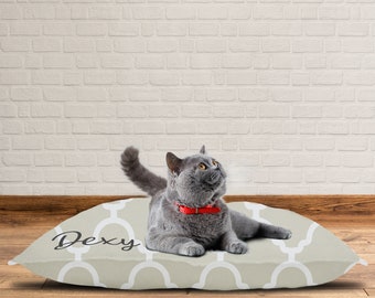 Personalized Pet Bed Cover, Custom Gifts for Dogs Cats, Machine Washable Rectangle Shape Pet Bed Furniture Small to Extra Large Sizes PBC011