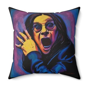 Ozzy Osbourne Pillow | Free  Shipping in the U.S.