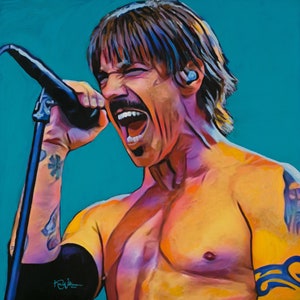 Anthony Kiedis (Red Hot Chili Peppers) Quality Print | art by artist Ken Williams | Free Shipping