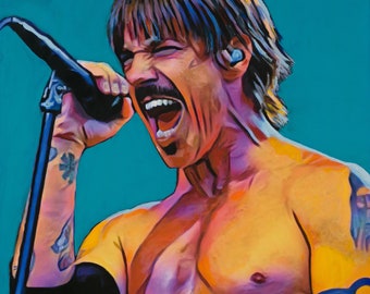 Anthony Kiedis (Red Hot Chili Peppers) Print | Free Shipping