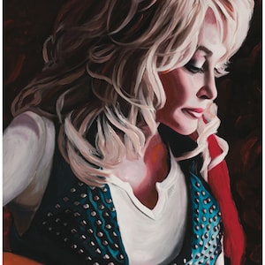 Dolly Parton Quality Print | art by artist Ken Williams | Free Shipping