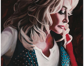 Dolly Parton Quality Print | art by artist Ken Williams | Free Shipping