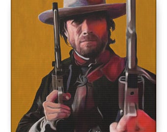 Clint Eastwood "Josey Wales" Gallery Wrap Canvas Art | Ken Williams