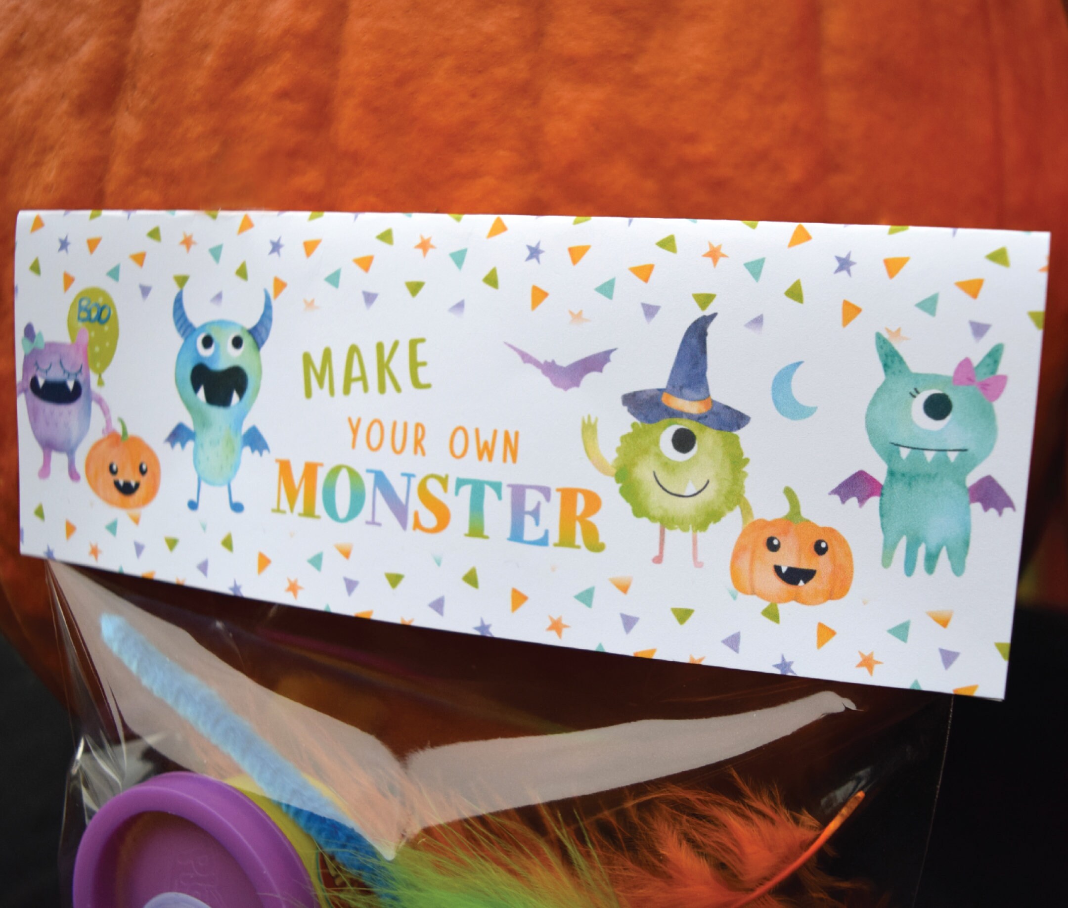 HALLOWEEN make Your Own Monster Kit PRINTABLE - Etsy Canada