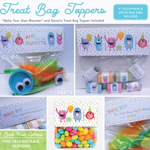 Monster Birthday Party Decorations PRINTABLE Package, Little Monster ...