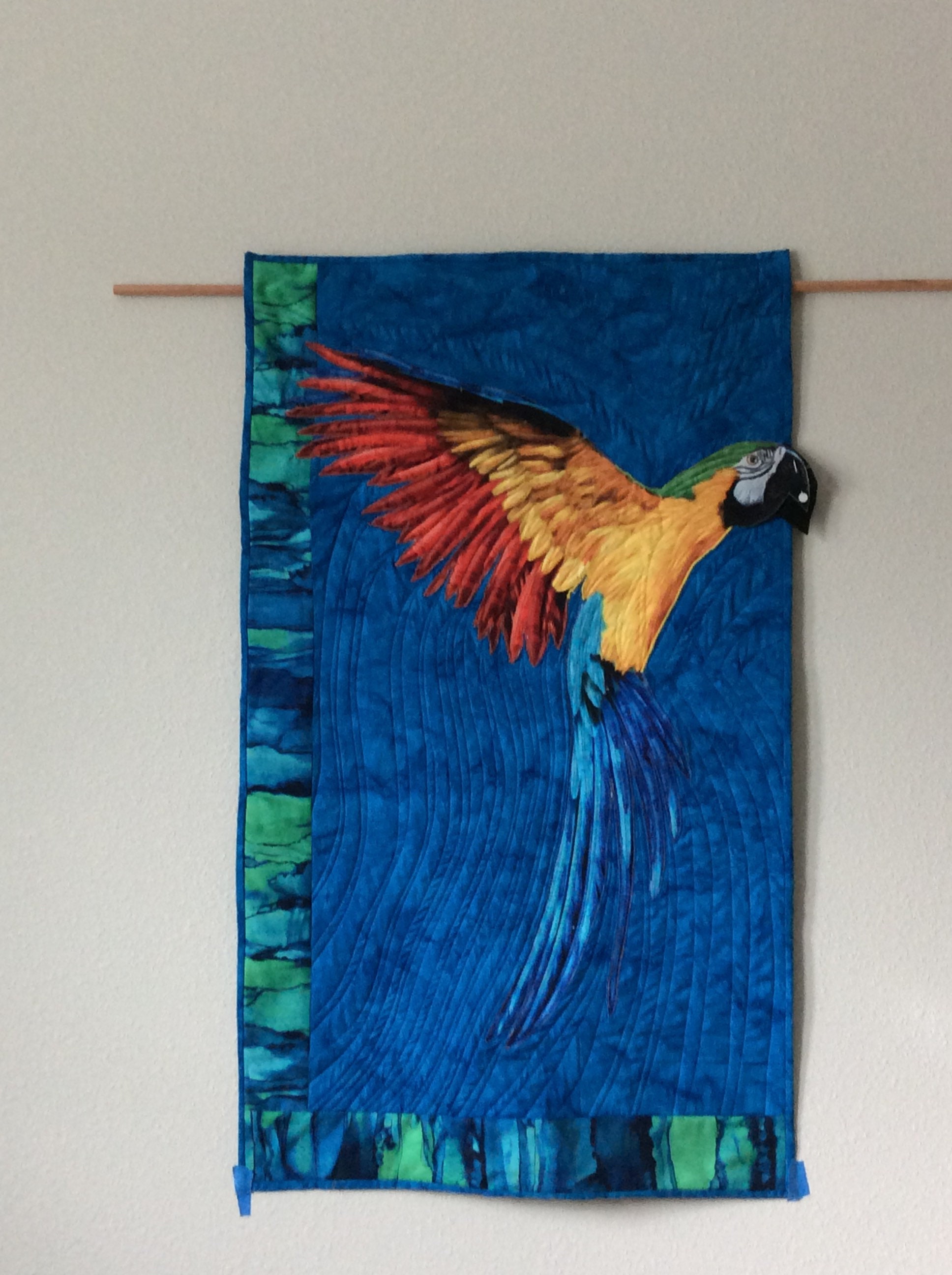 Wall Hanging/ Vertical/ for the Love of Birds/ Feathered Etsy