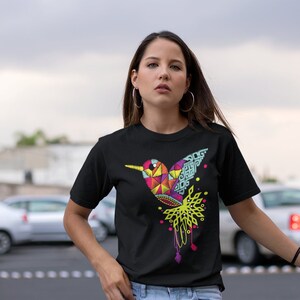 Hummingbird t shirt hummingbird gift mexico shirt women bird print t shirt hummingbird print mexican tshirt mexico shirts