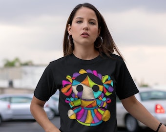 Colorful Mexican Rag Doll T-Shirt for Women - Celebrate Viva Mexico Culture