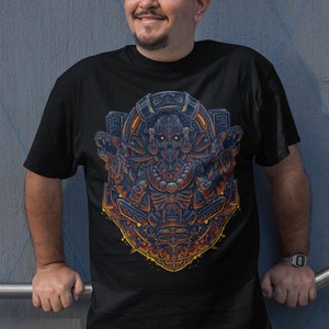 Mictlantecuhtli aztec god aztec art print mexican t-shirt mexico shirts mexican shirt men artesanias mexicanas regalo para hombre