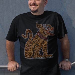 Mexican jaguar mexican t-shirt aztec art print jaguar print mexico shirts aztec jaguar regalo para hombre relationship gifts