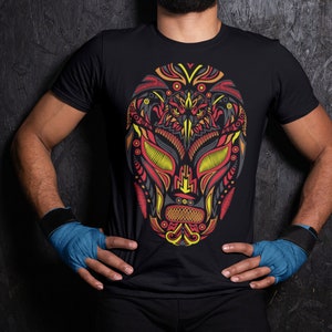 Wrestling gifts mexican wrestler shirt lucha libre mask mexican shirt men lucha mask mexican tshirt mexico shirts artesanias mexicanas