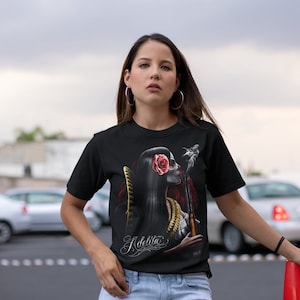 Calavera Catrina Revolutionary Mexican Art Day of the Dead Women T-Shirt