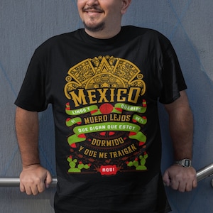 Herren Viva Mexico T-Shirt, mexikanischer Stolz Kleidungsgeschenk