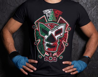 Mexican wrestler shirt lucha libre mask mexican culture lucha mask mexican tshirt mexico shirts mexican themed gifts artesanias mexicanas