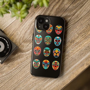Mexico phone case mexican wrestler lucha libre mask iphone 15 case iphone 14 case iphone 13 case iphone 12 case iphone 11 case