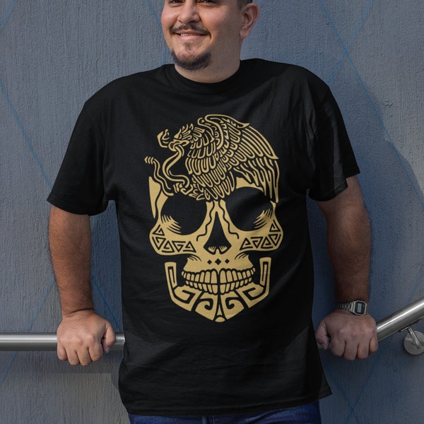 Calavera mexicana sugar skull print sugar skull art mexican shirt day of the dead art skull tee mexican original art