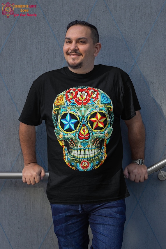 Day Of The Dead Sugar Skull T-Shirt Day Of The Dead Sugar Skull T-Shirt
