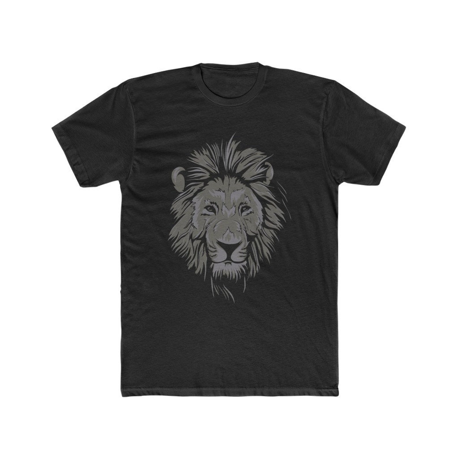 Lion tshirt lion tee lion gift for men oversized tshirt | Etsy