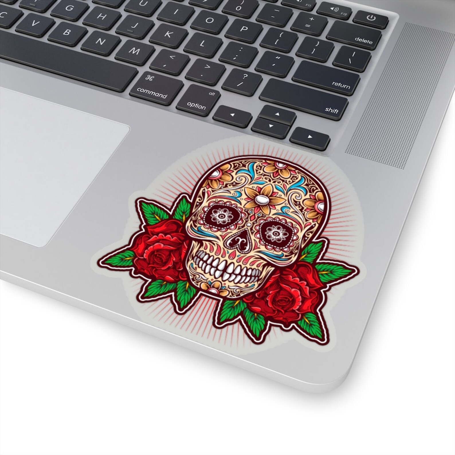 cool laptop stickers skull art print cool stickers day of the etsy