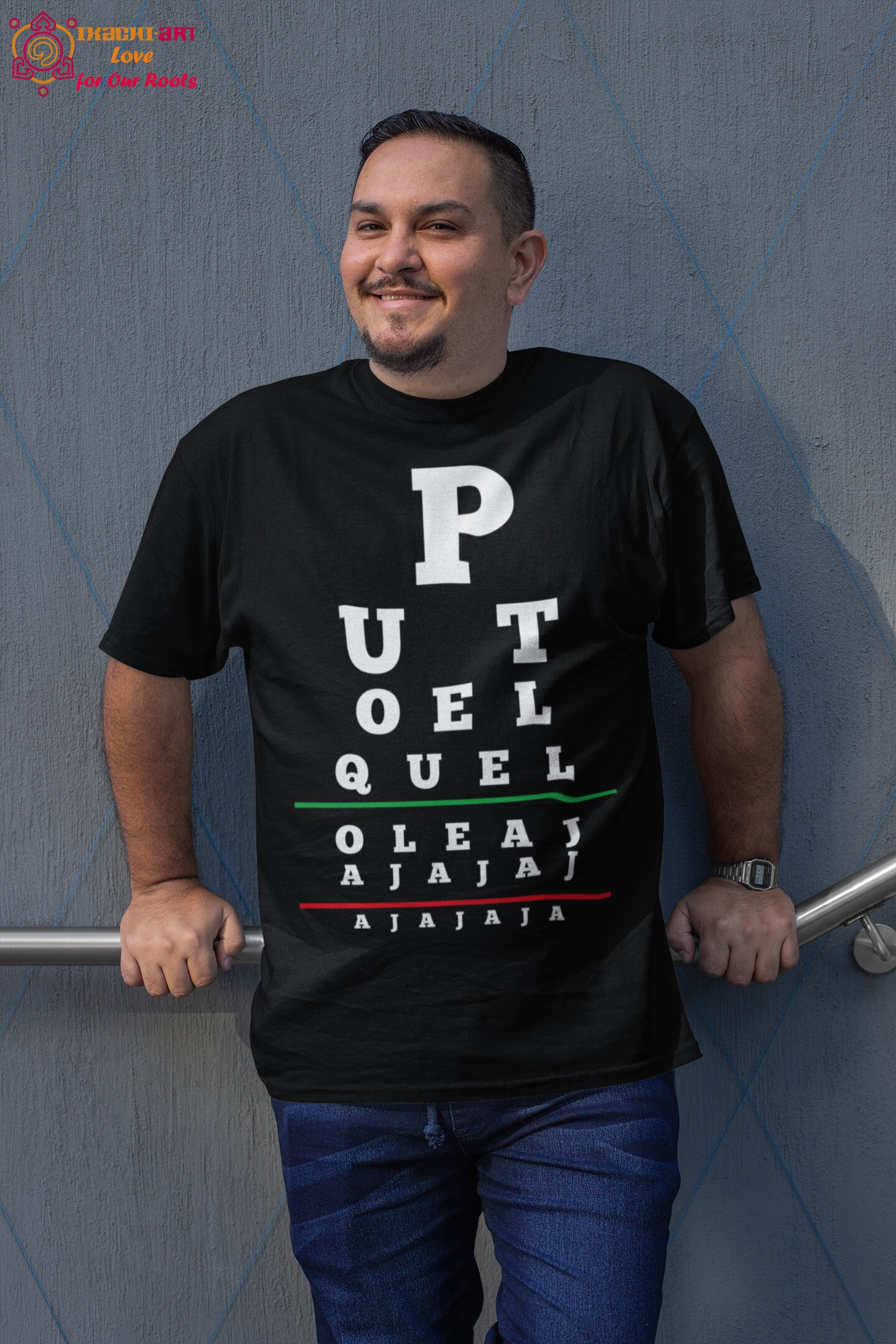 Funny Oversized T-shirt with Spanish Quote and Double Meaning for Mexican Humor