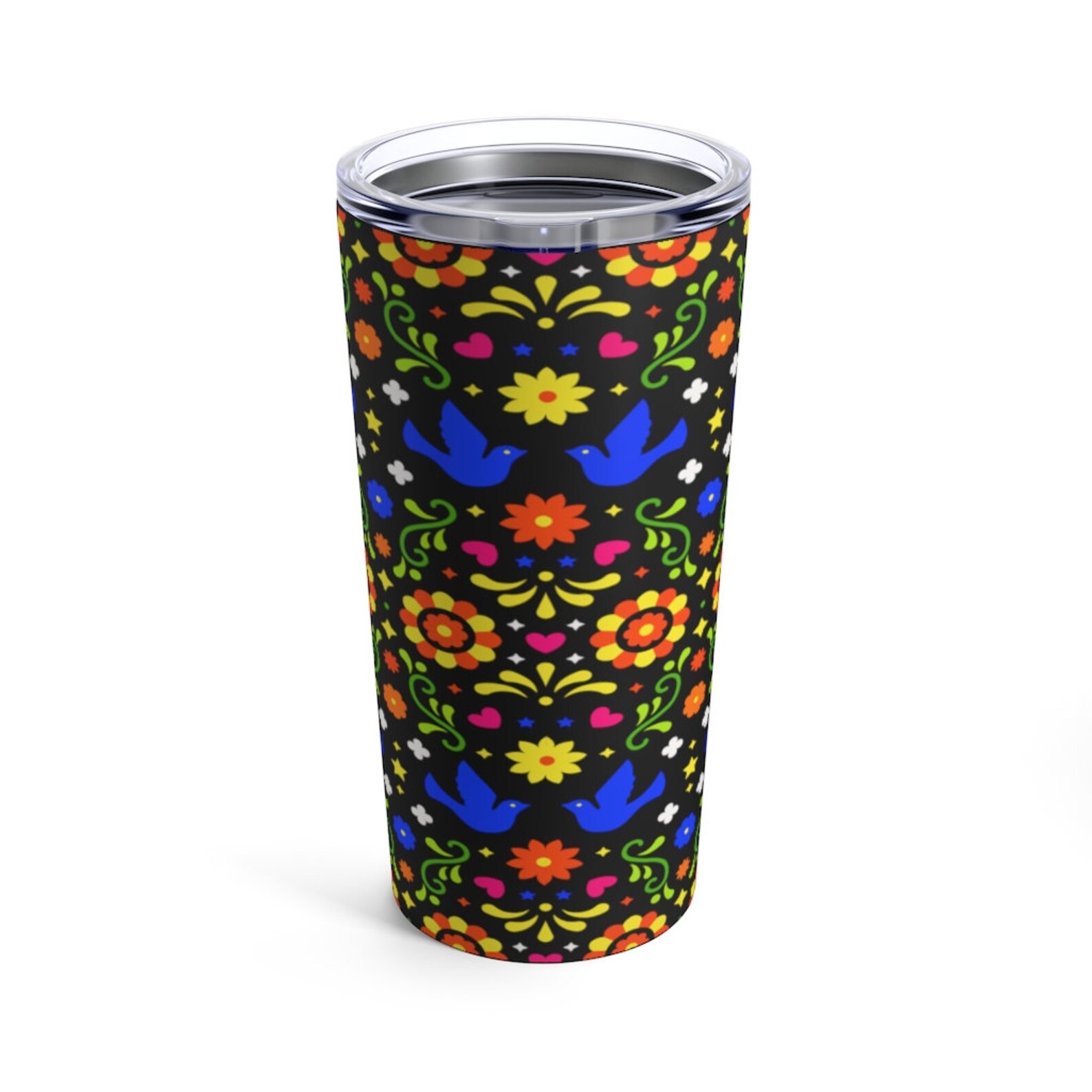 Mexico tumbler colorful mexican art teacher travel mug unique Etsy
