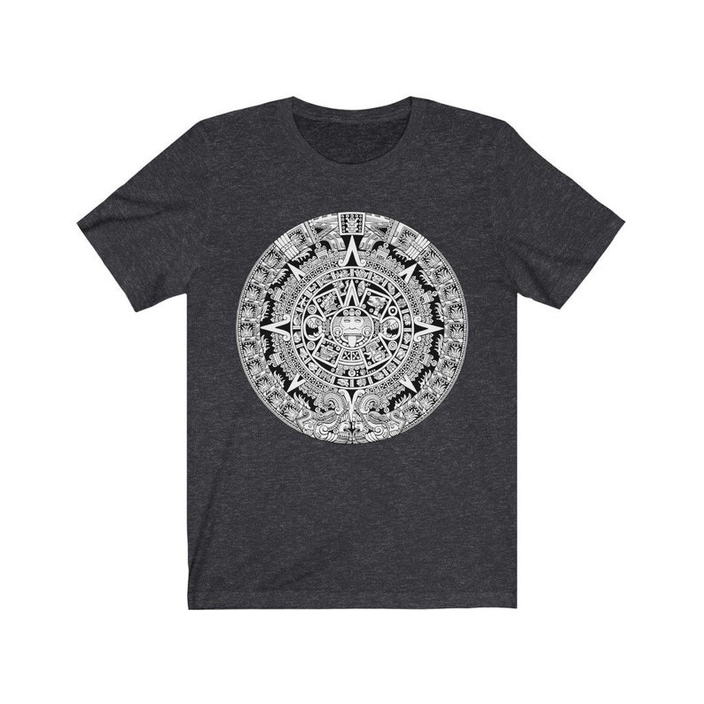 Aztec Calendar Shirt Aztec Art Print Artesanias Mexicanas Etsy