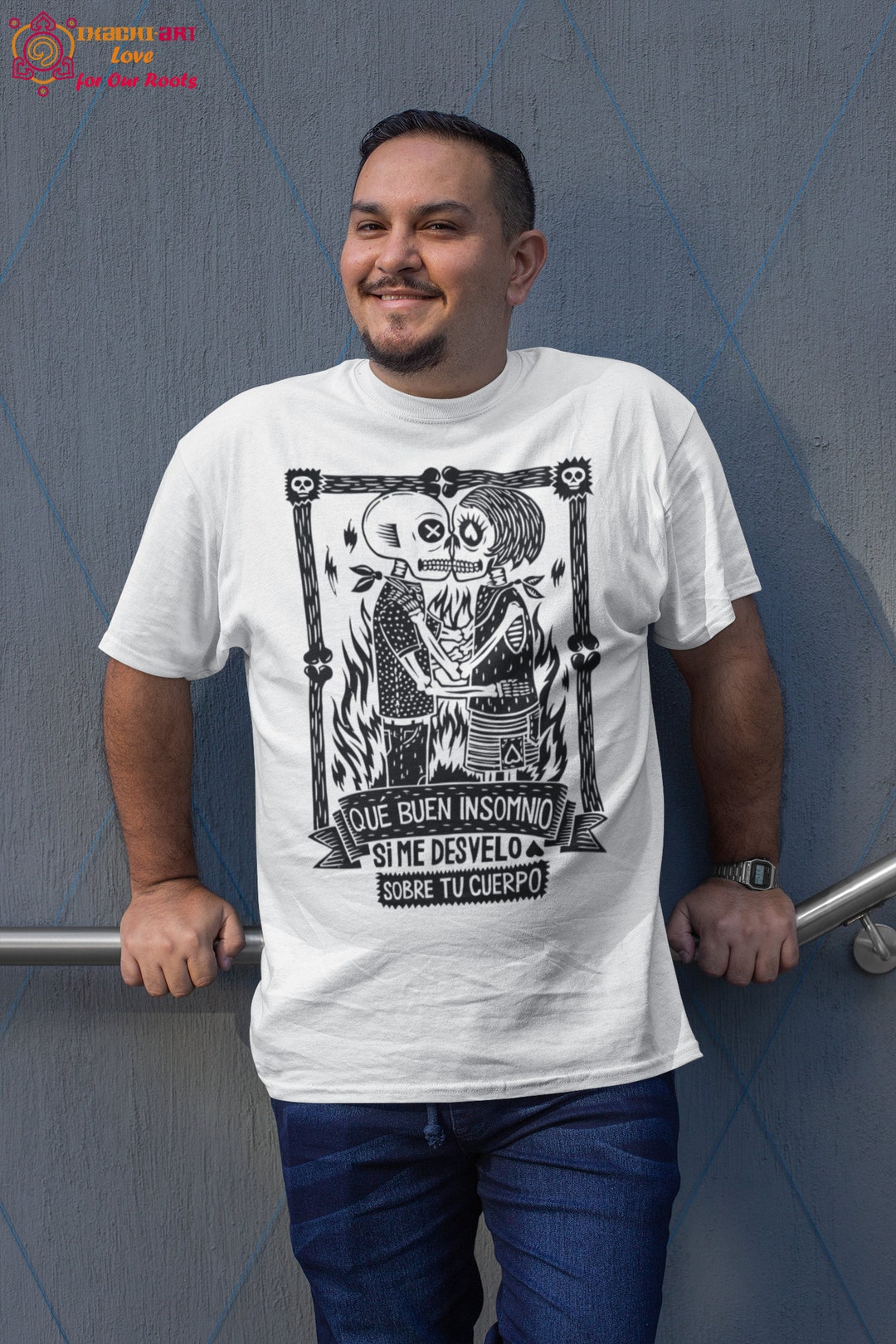 Funny Mexican Shirt Endless Love Day of the Dead Art Mexican - Etsy