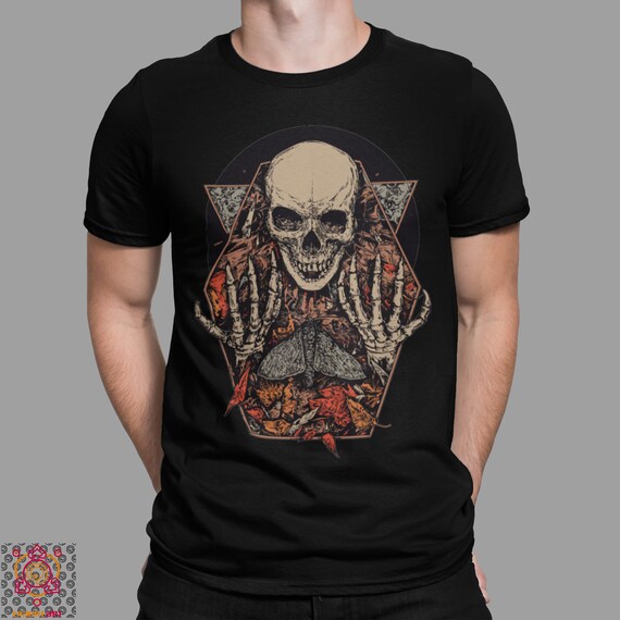 Skeleton Metal Hands T-Shirt Gothic Goth Skeleton Metal Hands T-Shirt Gothic Goth
